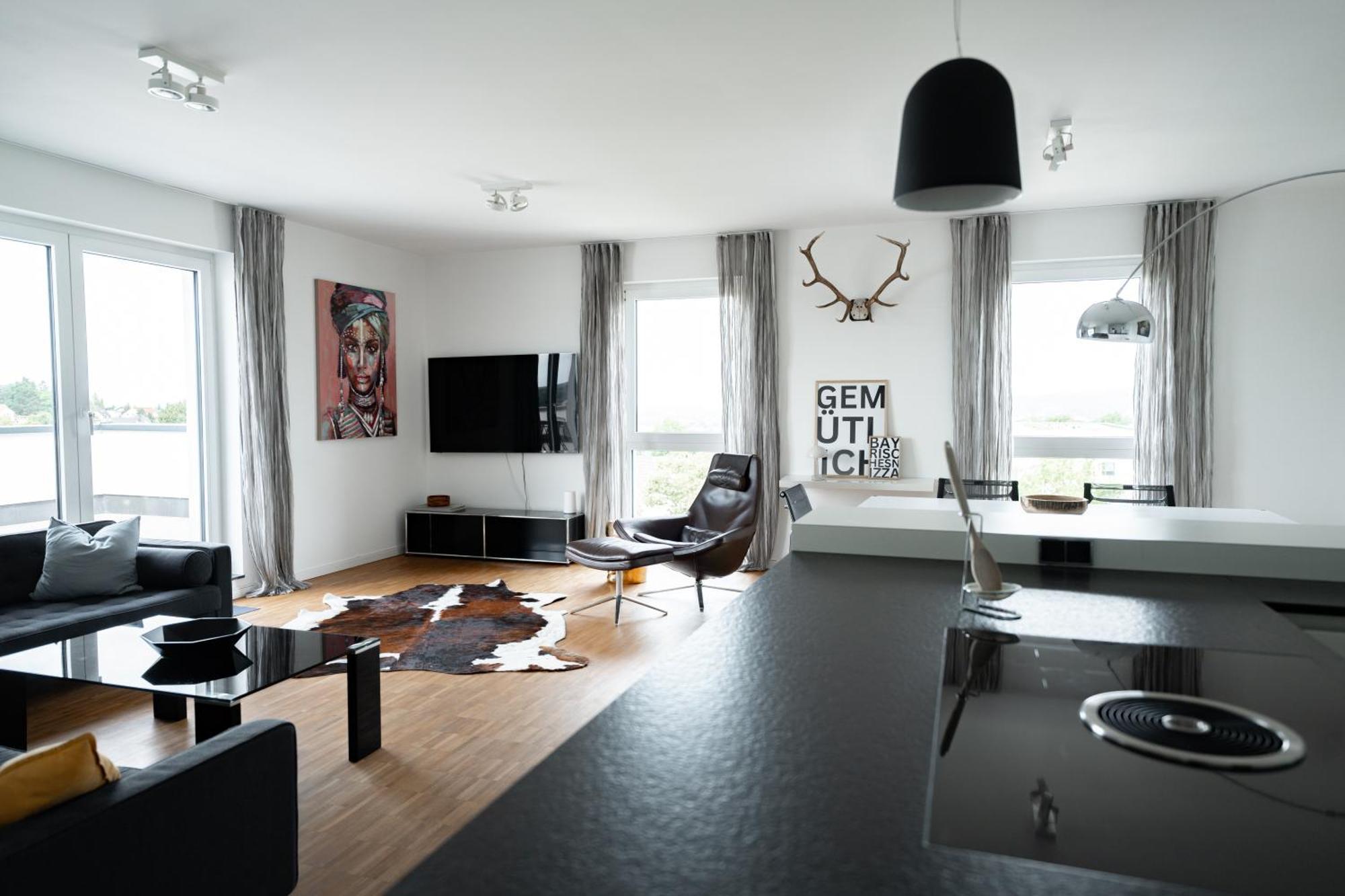 Prime Park Penthouse Aschaffenburg Apartment ภายนอก รูปภาพ